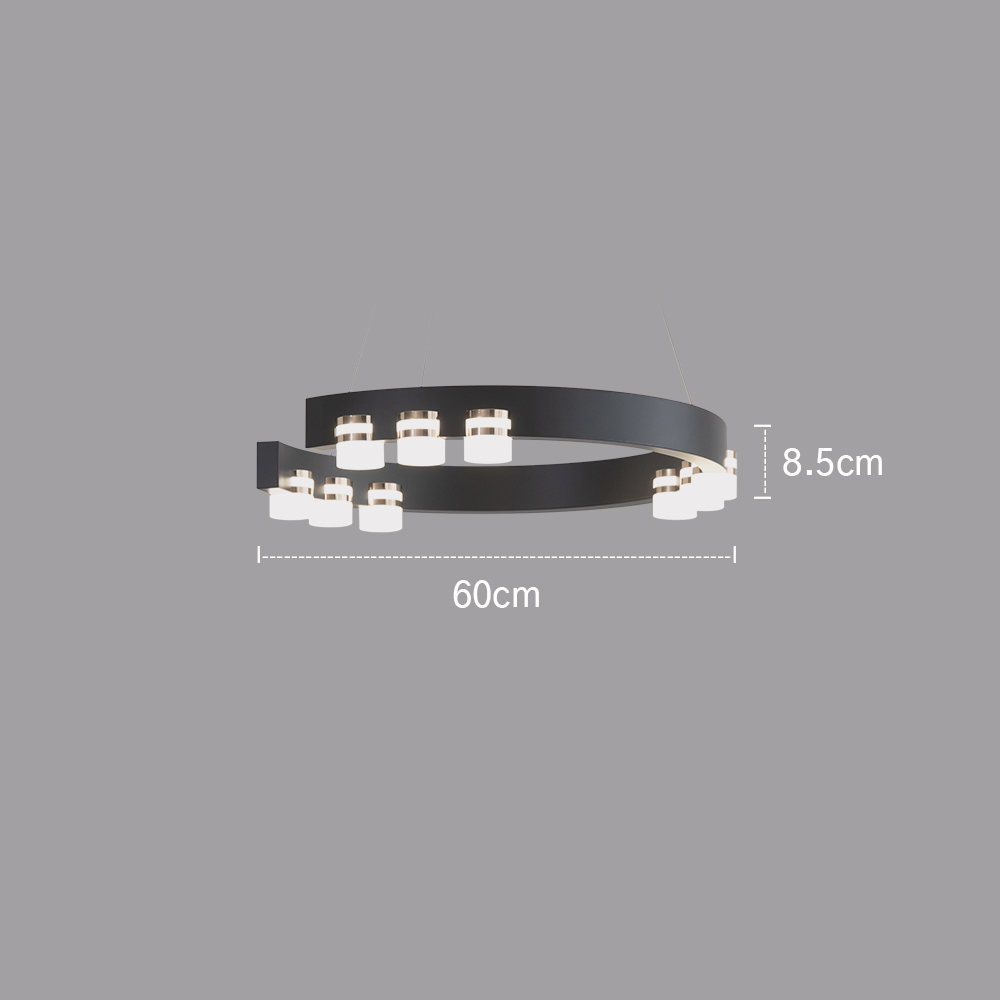 LED 식탁등 펜던트 조명 로레타 원형 30W 2color 천장 주방 카페 인테리어 - 상세 이미지 5