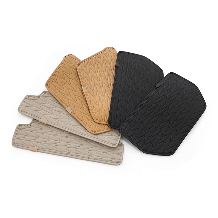 카프트 디 올 뉴 싼타페 MX5 가죽 시트백 언더커버 킥매트 용품 2P