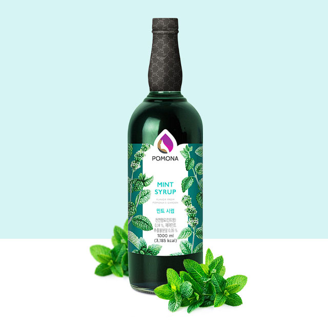포모나 민트시럽 1000ml 카페음료시럽 - 상품 이미지