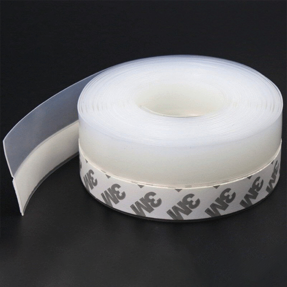 방문틈새막이 문틈막이 현관문 도어 방문 샷시 창문 바람막이 틈새막이 반투명 25mm - 상세 이미지 3