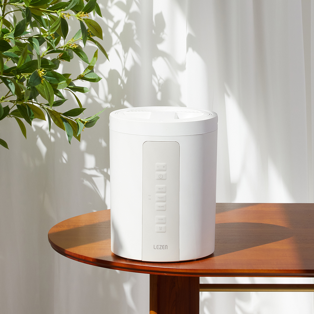 [25년형] 르젠 퓨어브리즈 3L 대용량 저소음 스팀 완벽살균 스테인리스 세척간편 신생아 아기 사무실 가열식가습기