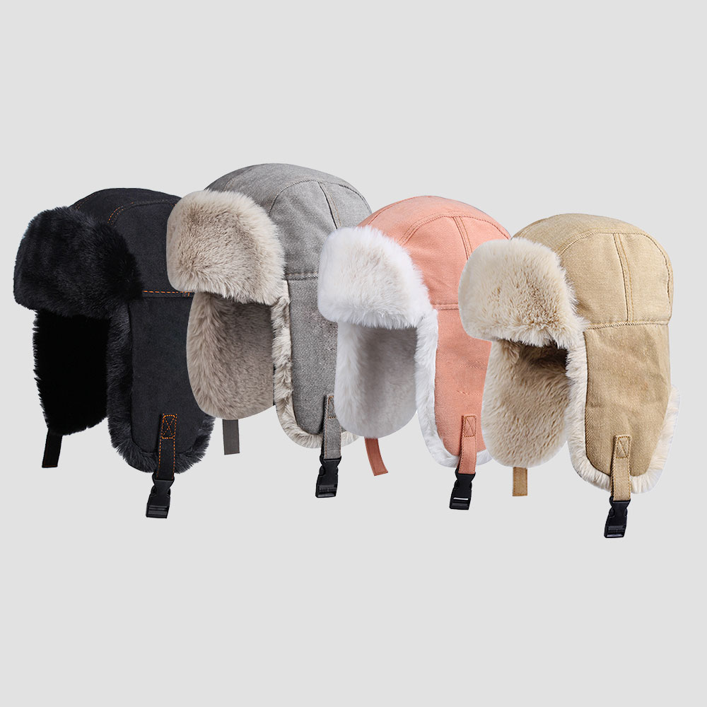 방한모자 군밤 트루퍼햇 겨울모자 털 귀도리 귀달이 이어머프 캠핑 스키장 트래퍼