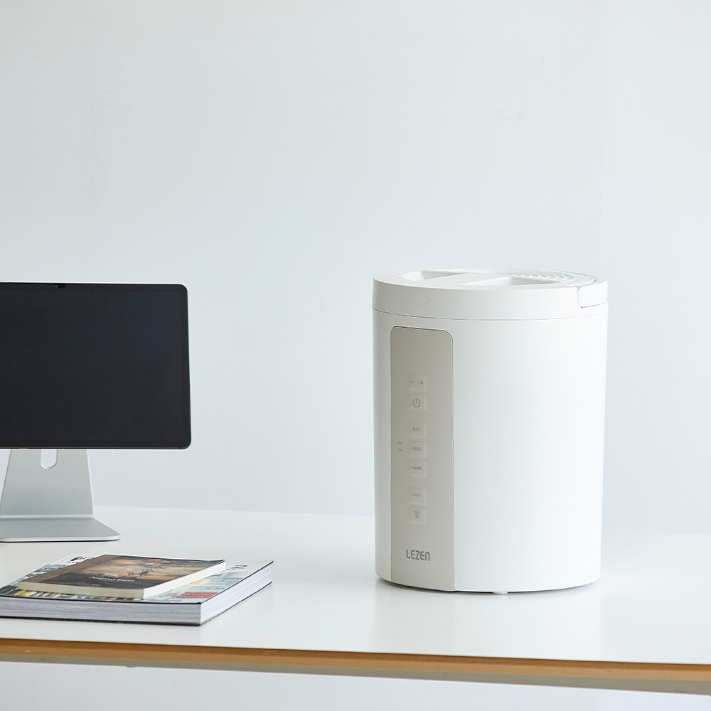 [25년형] 르젠 퓨어브리즈 3L 대용량 저소음 스팀 완벽살균 스테인리스 세척간편 신생아 아기 사무실 가열식가습기