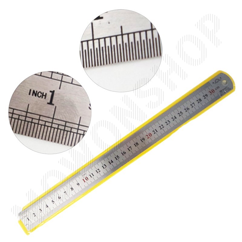 30센치자 스탠자 철제자 쇠자 철자 인치자 30cm자 - 상품 이미지