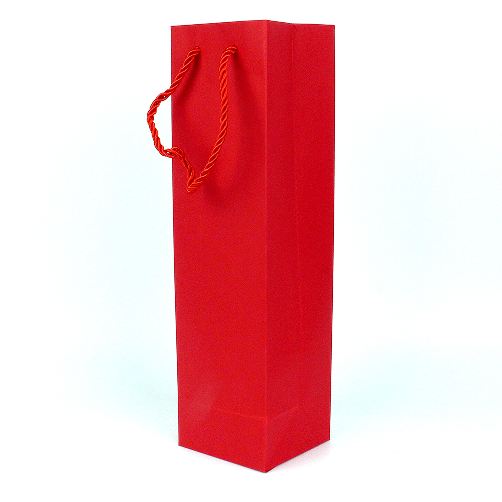 술포장 술 양주 긴 쇼핑백 와인 종이가방 봉투 빨강 - 상세 이미지 3