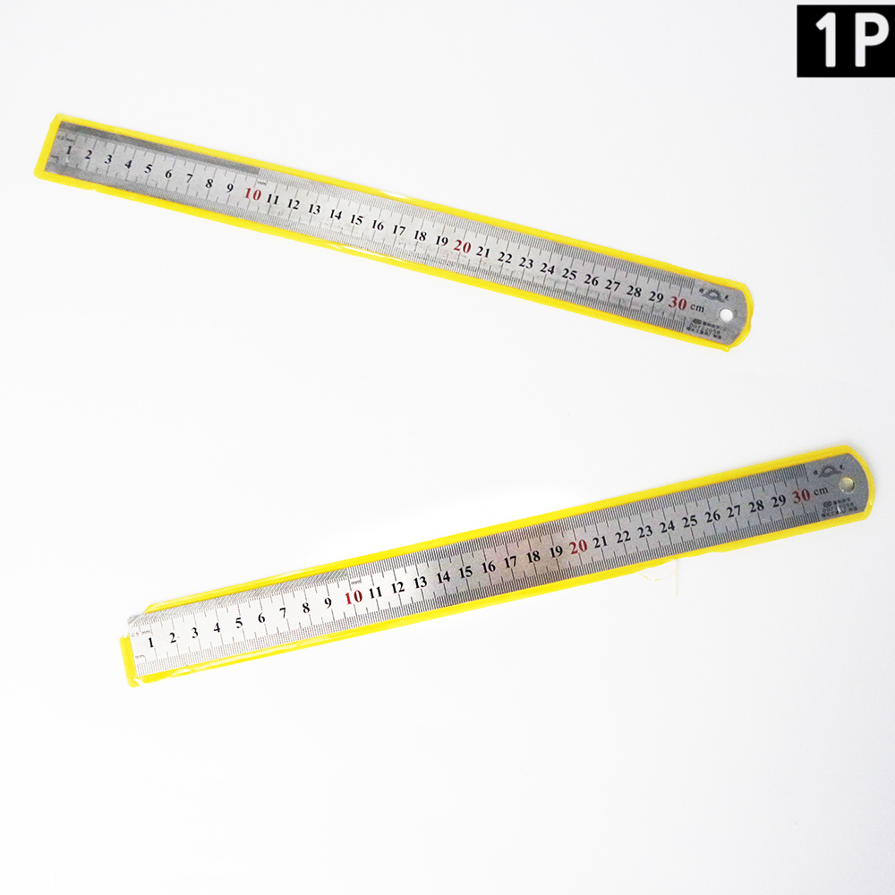 30센치자 스탠자 철제자 쇠자 철자 인치자 30cm자 - 상세 이미지 2