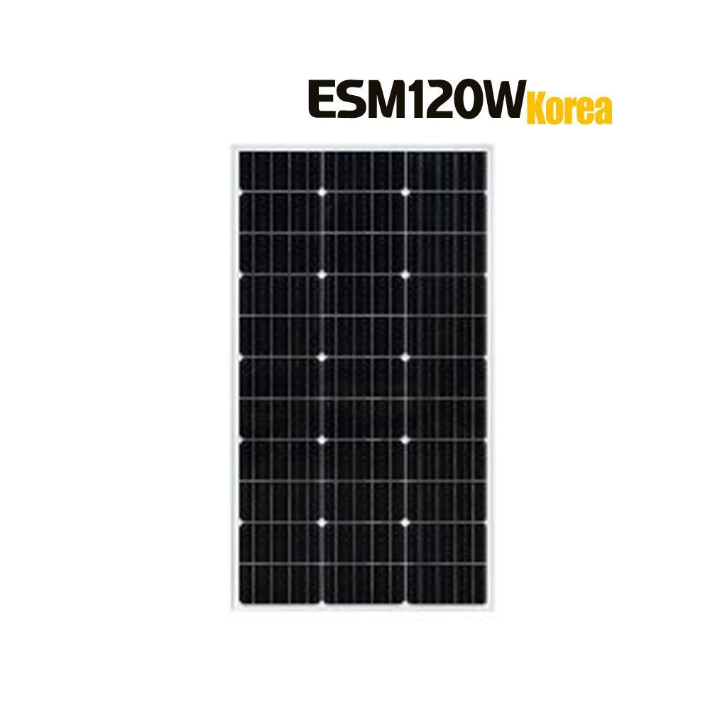 120W 단결정 태양광 패널 전지 모듈 (SCM120WN) - 상품 이미지