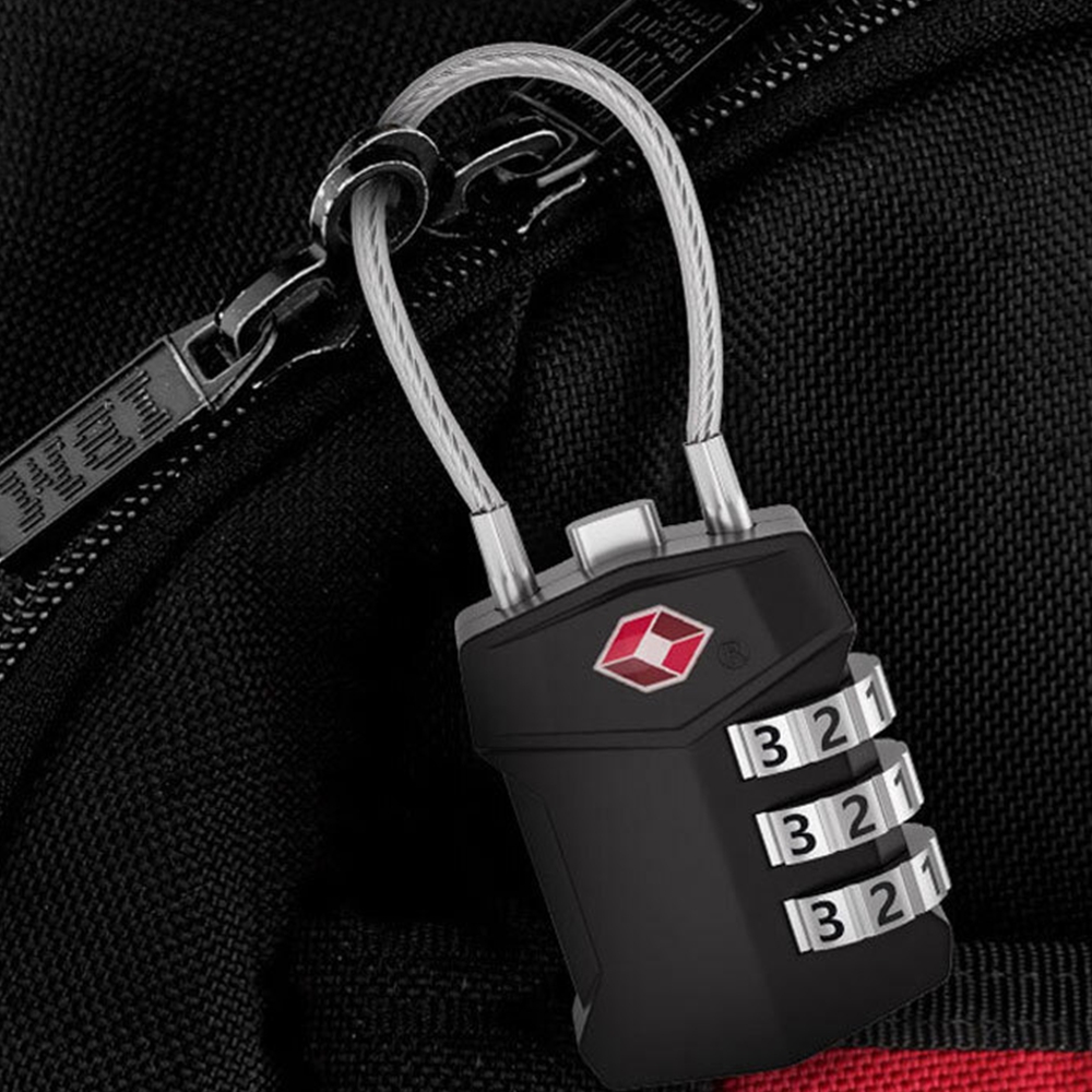 TSA007자물쇠 유럽캐리어 해외여행용가방 도난방지열쇠키 와이어잠금장치 - 상세 이미지 3