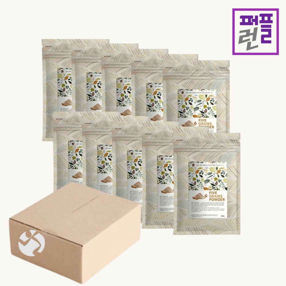 파피루 오곡 파우더 800g x 5개 곡물 라떼(박스) - 상세 이미지 4