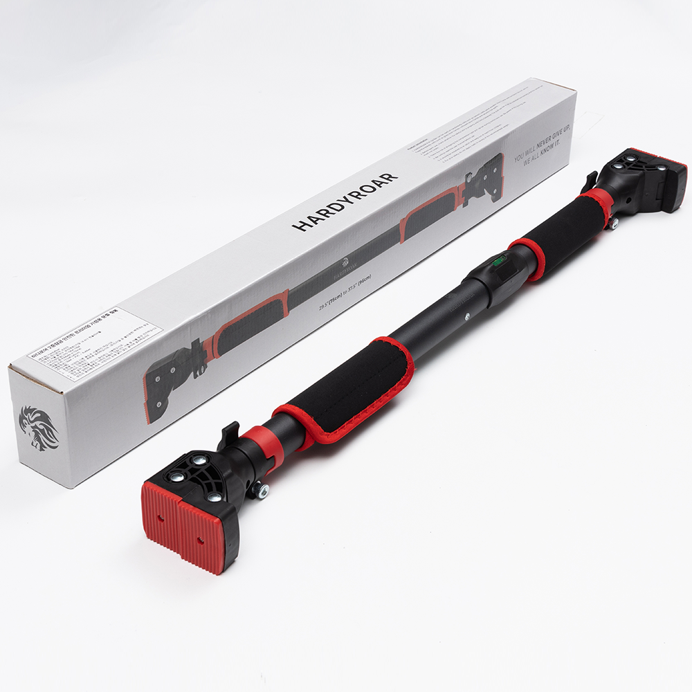 하디로어 문틀 철봉 가정용 실내 풀업바 턱걸이 기구 봉 문 방문 운동기구 문틈 블랙