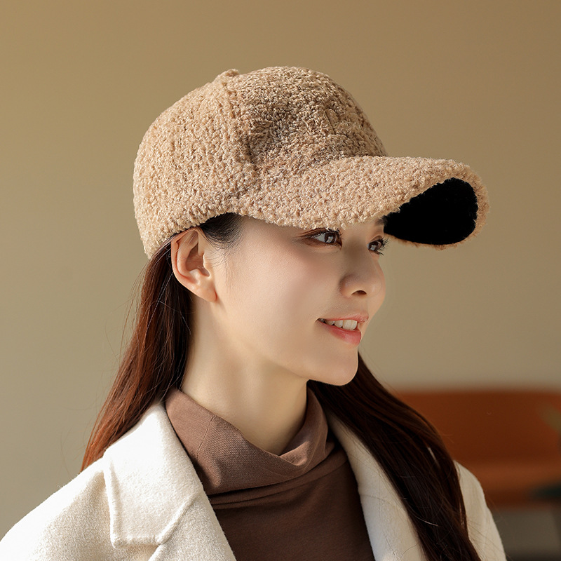 뽀글이 양털캡 볼캡 모자 베이직 방한캡 후리스 뽀글이 플리스 - 상세 이미지 2