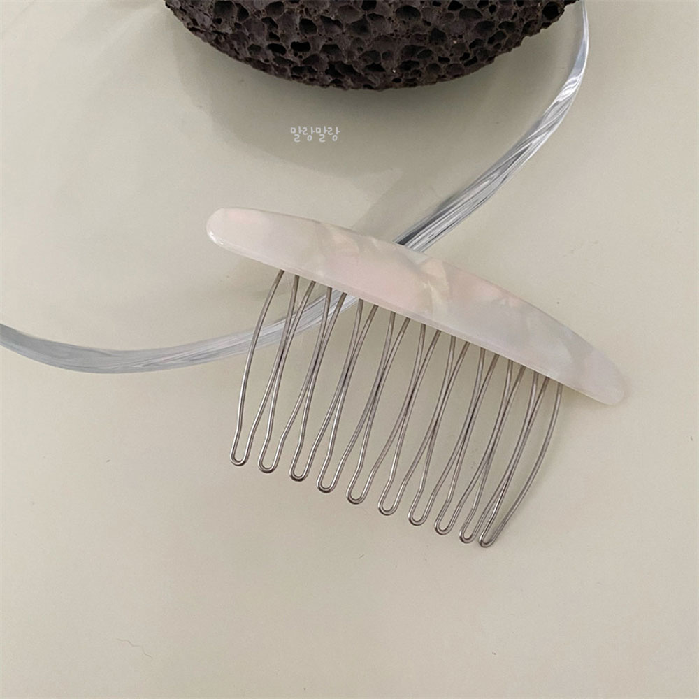 헤어 빗핀 올림머리 잔머리 삔 프랑스핀 - 상세 이미지 4