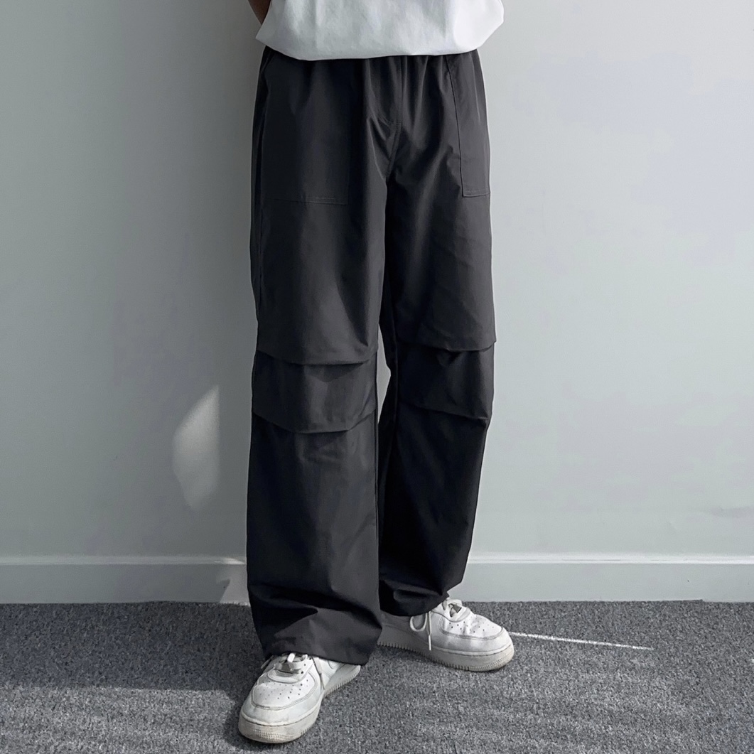 1+1 파라슈트팬츠 퍼티그팬츠 남자통큰바지 - 상세 이미지 4