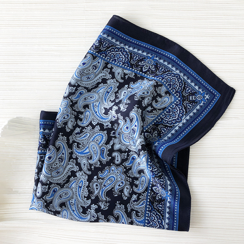 페이즐리 쁘띠 스카프 미니 사각 스카프 명품 가방 손잡이