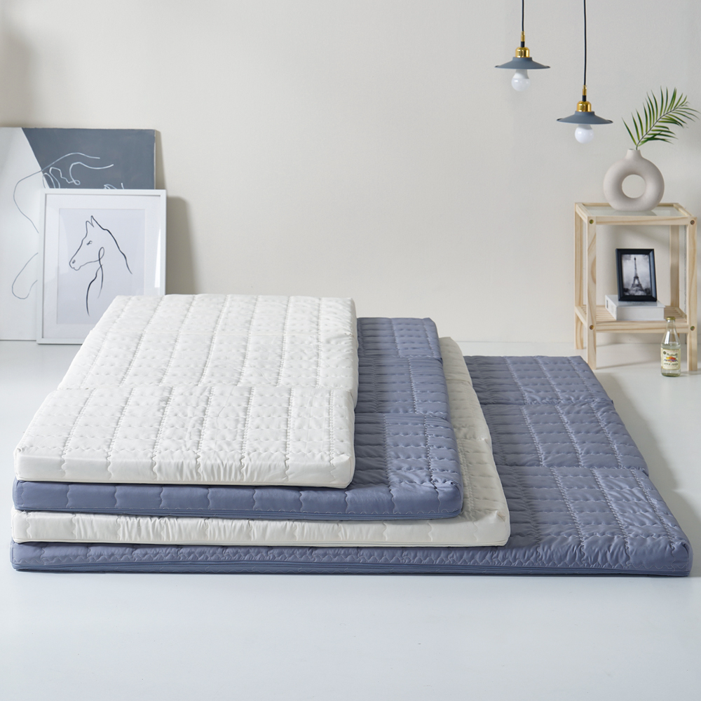 탄탄한 허리에좋은 3단 접이식 매트리스 침대 바닥 자취 원룸 1인 수면매트 멀티 싱글