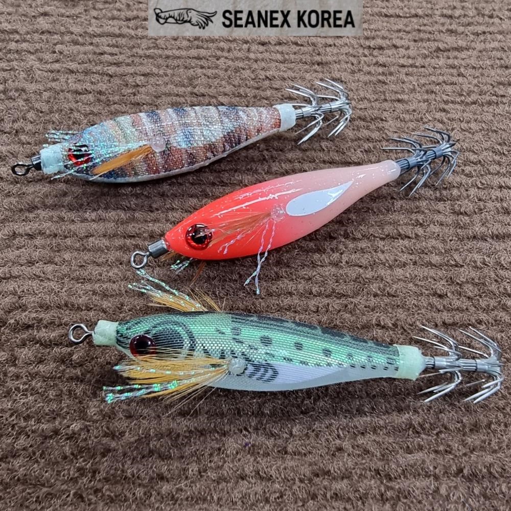 씨넥스 코리아 참수평 꼬마에기 쭈꾸미 갑오징어 에기 틴셀 닭새우