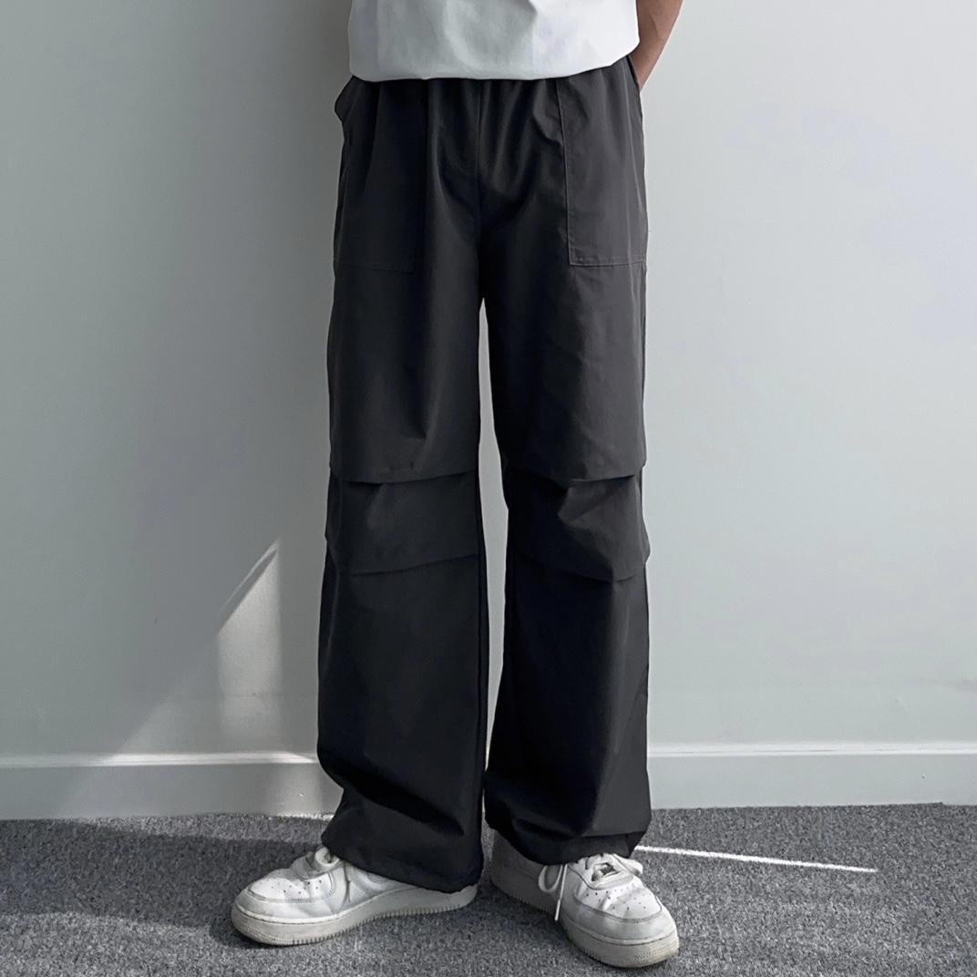 1+1 파라슈트팬츠 퍼티그팬츠 남자통큰바지 - 상세 이미지 3