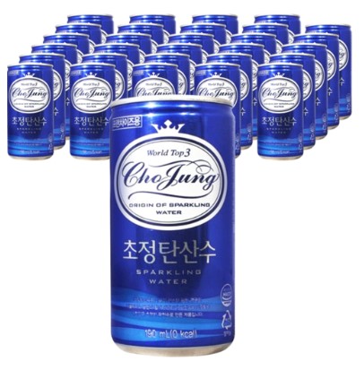 일화 초정 탄산수 플레인 190ml X 30캔 제로 칼로리 - 상품 이미지