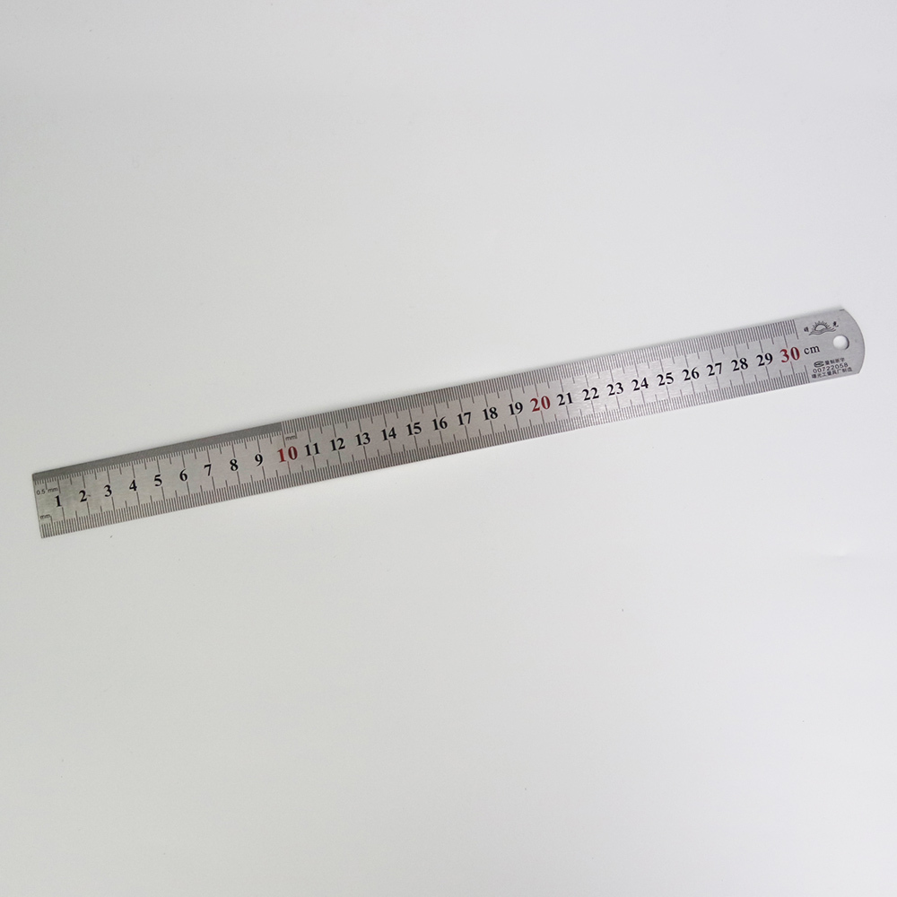 30센치자 스탠자 철제자 쇠자 철자 인치자 30cm자 - 상세 이미지 3