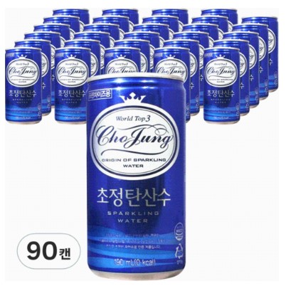 일화 초정 탄산수 플레인 190ml X 60캔 제로 칼로리 - 상품 이미지