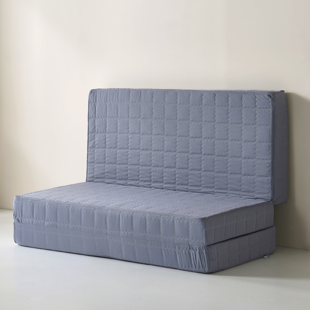 탄탄한 허리에좋은 3단 접이식 매트리스 침대 바닥 자취 원룸 1인 수면매트 멀티 싱글