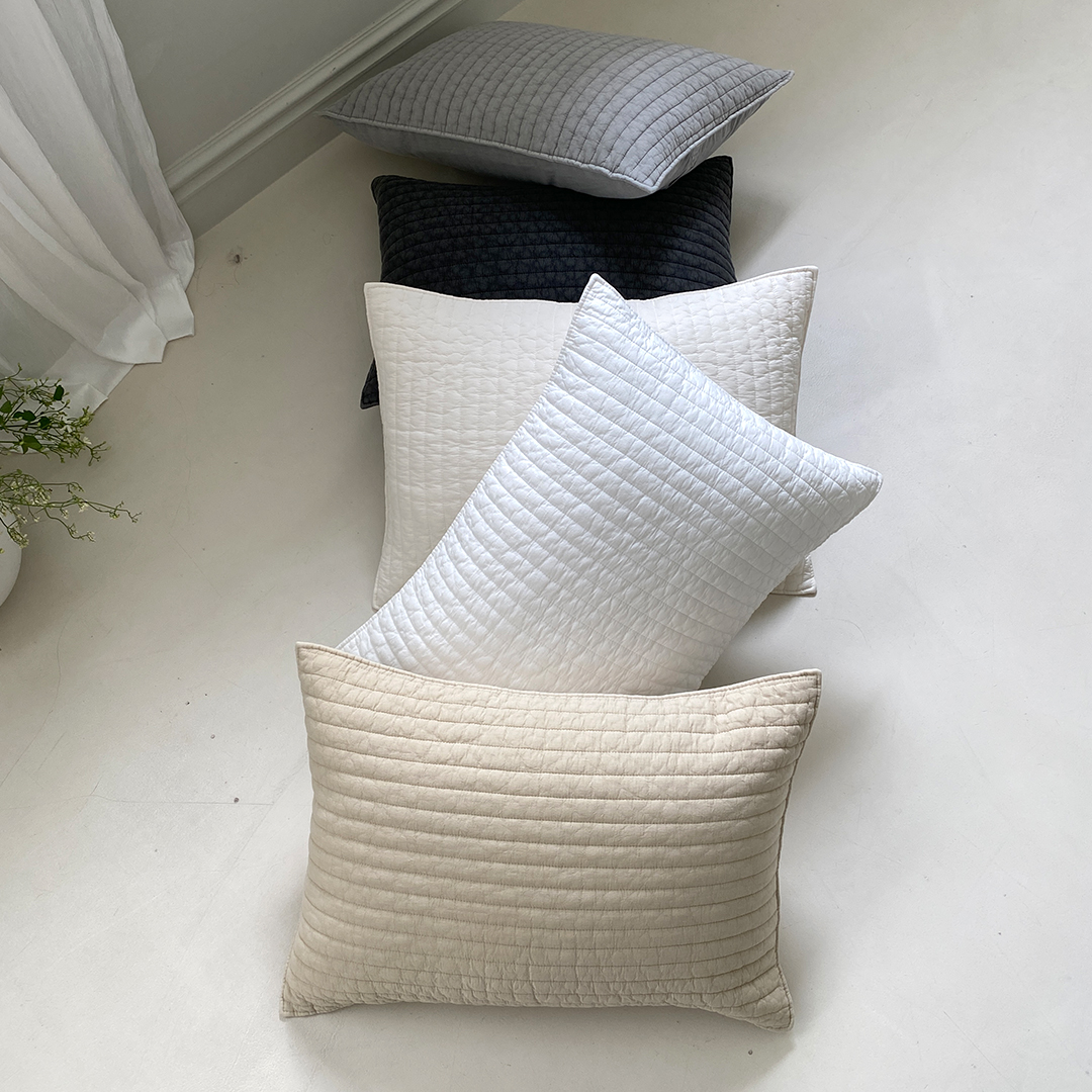 모제무드 와이드 오가닉 순면 목화솜 누빔 베개피 면 베개커버 4060