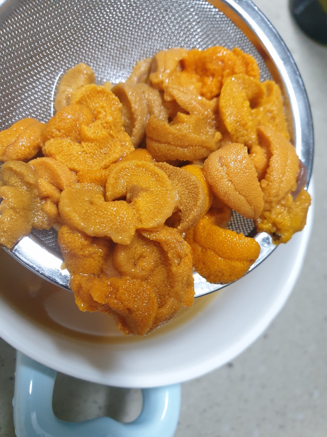 생산자 직송 국내산 생물 말똥성게 앙장구 솜 500g, 1개