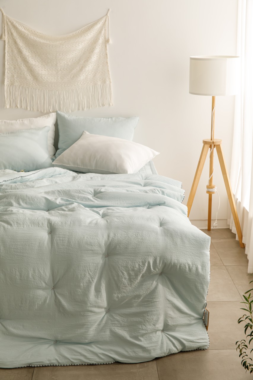 호텔이불 호텔침구 세트 퀸사이즈 신혼이불 침구류 리프자수