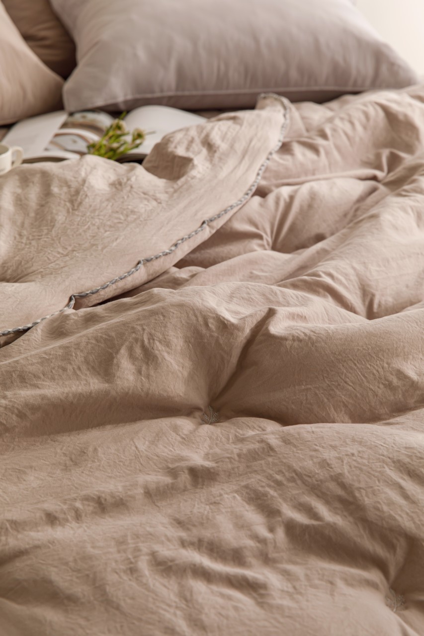 호텔이불 호텔침구 세트 퀸사이즈 신혼이불 침구류 리프자수