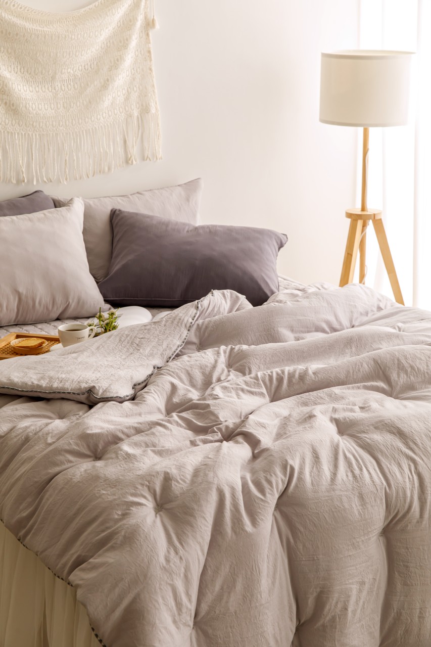 호텔이불 호텔침구 세트 퀸사이즈 신혼이불 침구류 리프자수