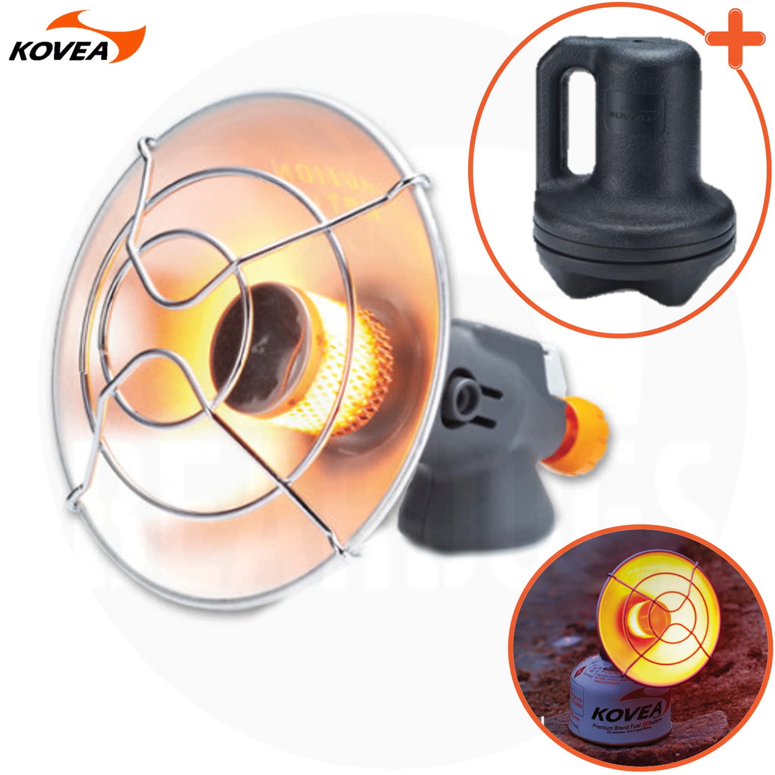 코베아 난로 가스 핸디썬 미니 히터 낚시 캠핑+가방