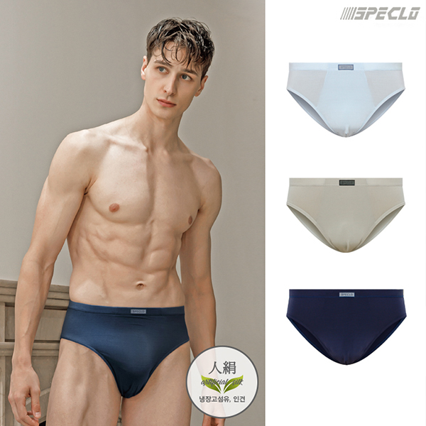 트라이 스페클로 남성 순면 기능성 삼각 브리프 팬티 남자 속옷 - 상세 이미지 2