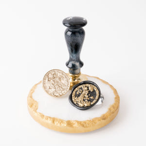 [프리미엄 인장] 실링왁스 스탬프 3D 헤드 씰링왁스 굿즈 프리미엄 시리... 실사용 후기 | 효과 있을까? - 상품 이미지 1