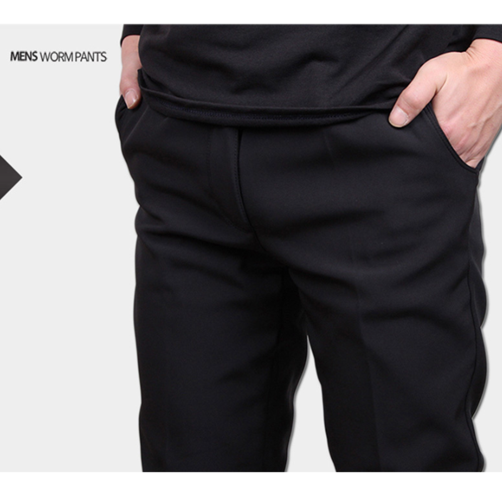 겨울용작업복 남자 일 작업용 등산 원턱 팬츠 기모 바지 - 상세 이미지 2