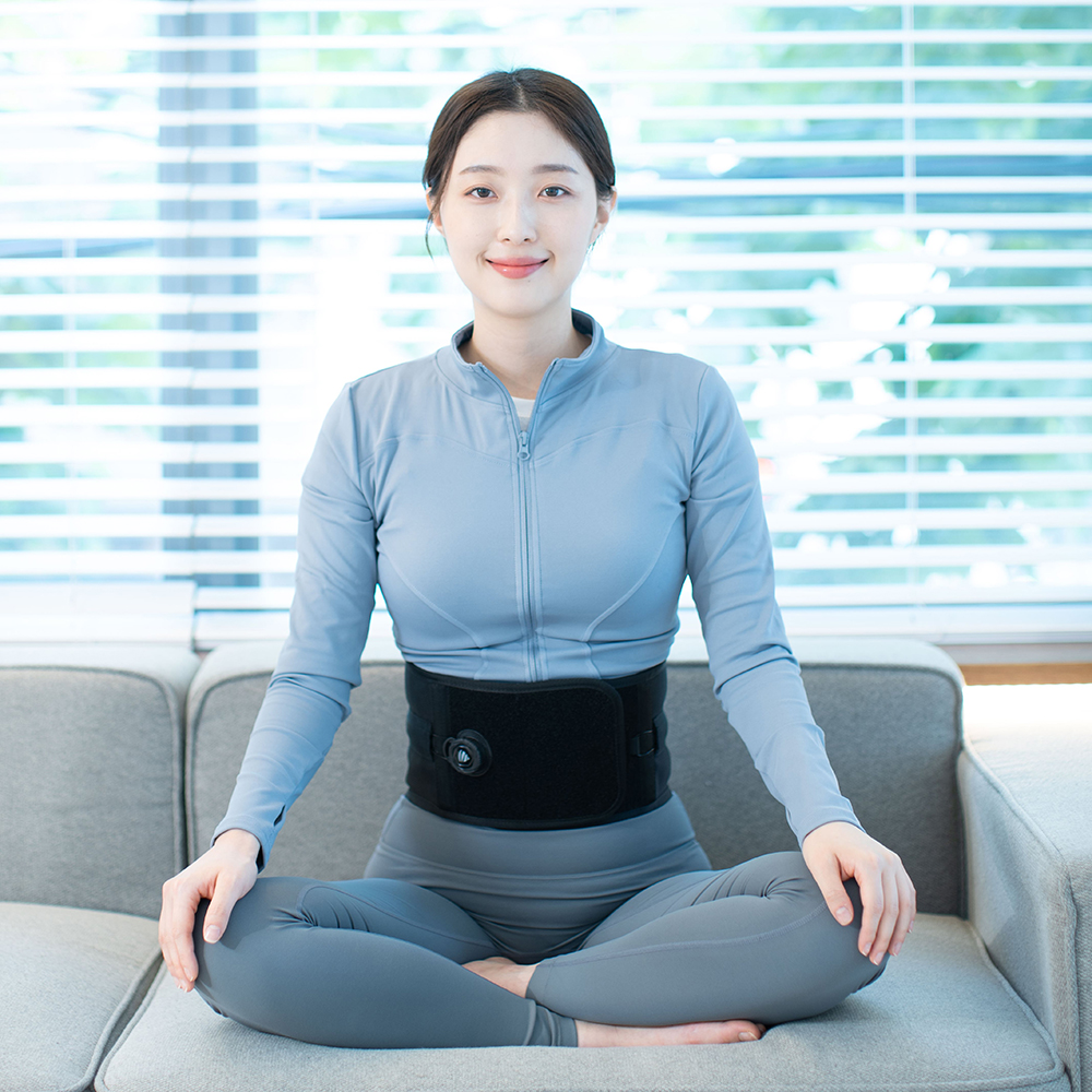 슬래빗 다이얼 허리 보호대 지지대 얇은 디스크 허리복대 밴드 복압벨트 - 상세 이미지 5