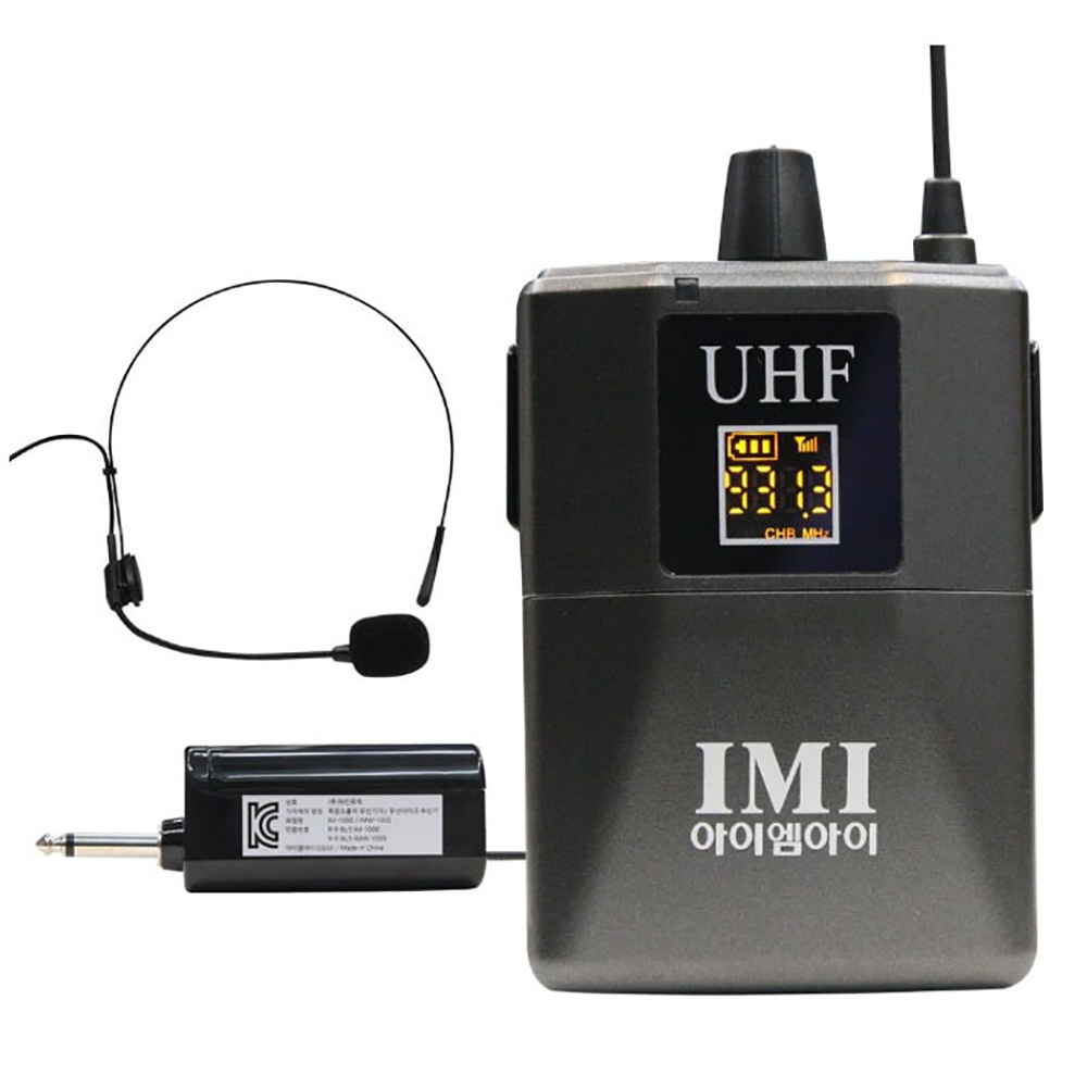 imi 아이엠아이 헤드셋 핸드 무선 마이크 IM-1000 제품 이미지