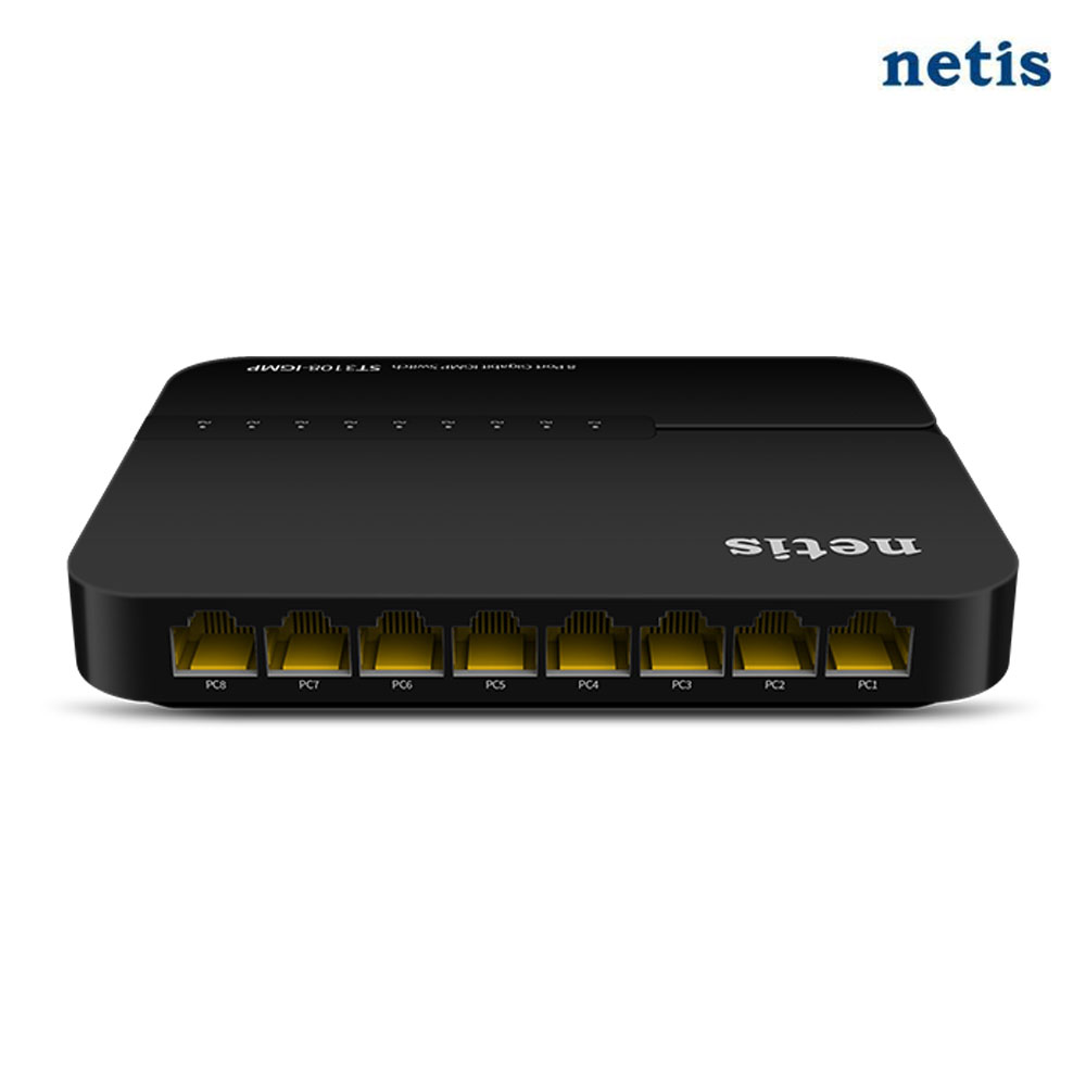 네티스 ST3108-IGMP 8포트 기가 스위칭허브 네트워크 확장 GiGA-Lite 3년 A/S CL - 상세 이미지 2