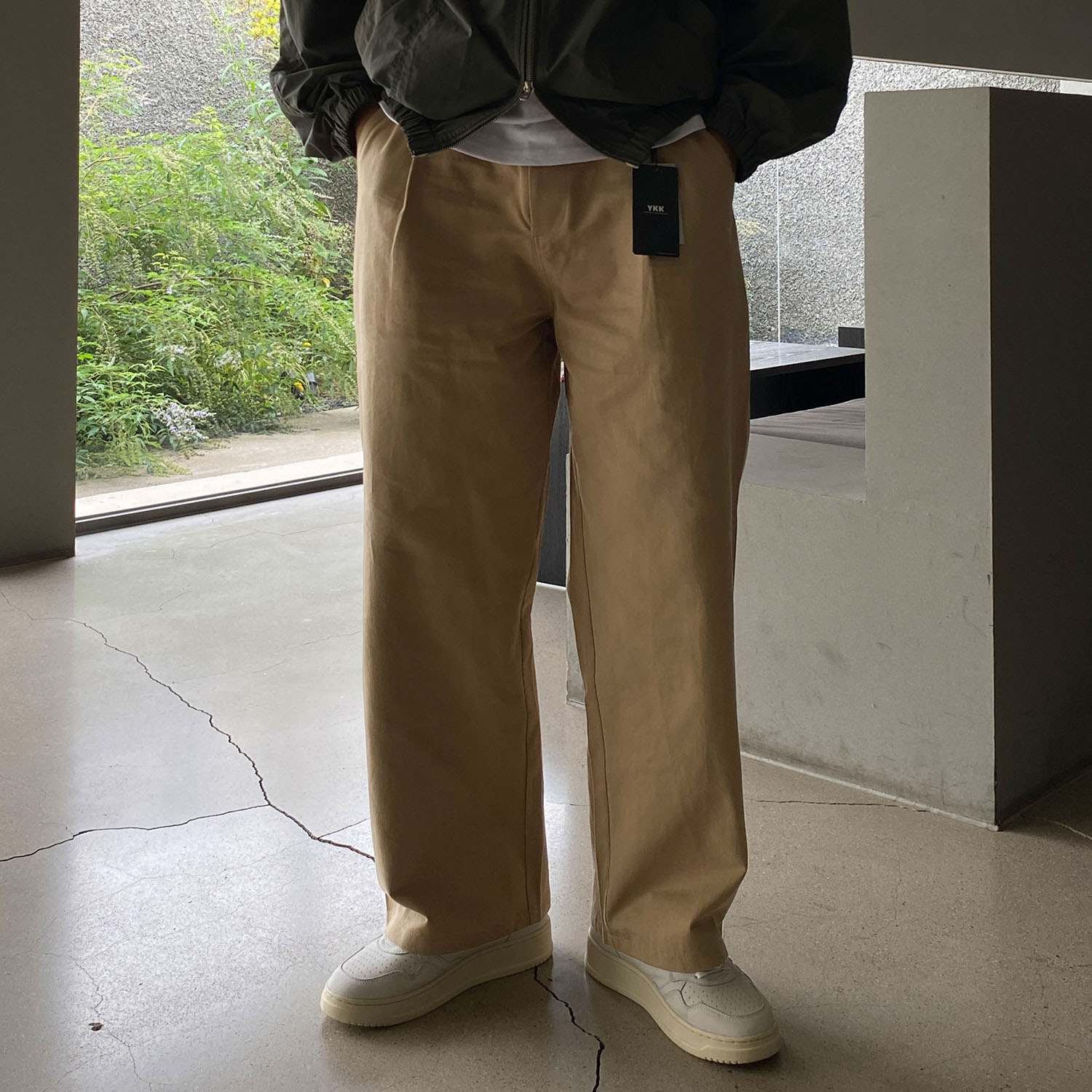 남자면바지 남자와이드팬츠 통넓은바지 - 상세 이미지 2