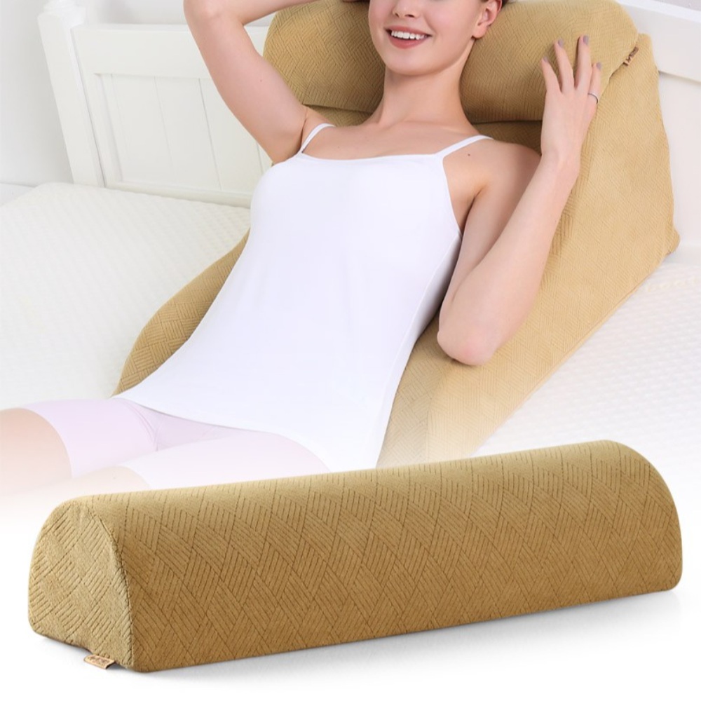 라텍스 배게 목이편한 반원형 무릎 다리 건강 휴식 다용도 쿠션 침구 인체공학적 꿀잠 경추 - 상품 이미지