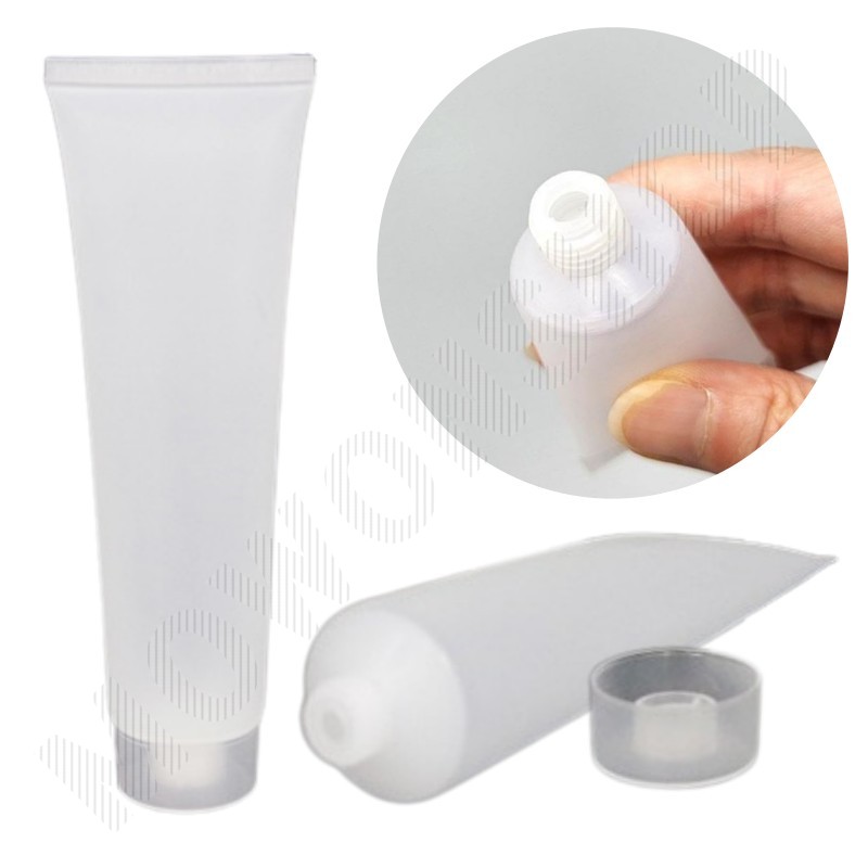 로션통 크림통 튜브형공병 핸드크림공병 휴대용샴푸통 100ml - 상품 이미지