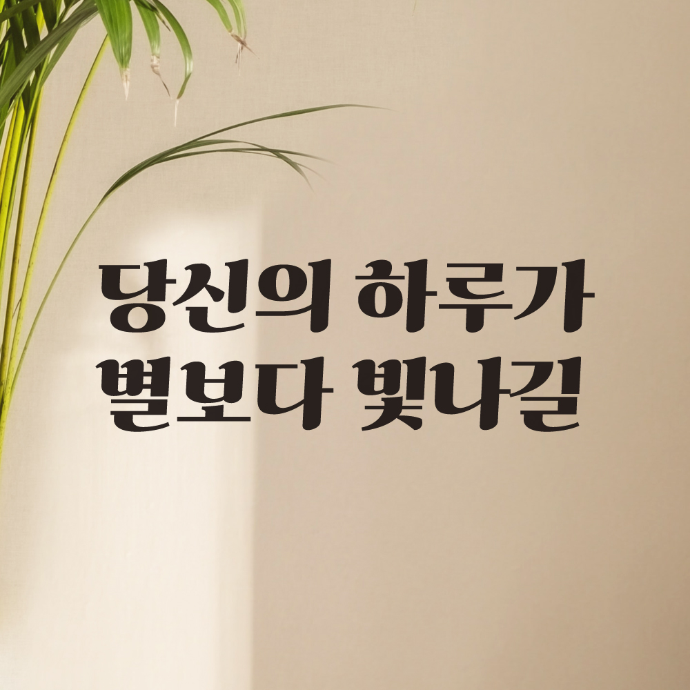 당신의 하루가 별보다 빛나길 레트로 폰트 창문 벽 현관문 카페 레터링 스티커 LG-027S검정 - 상품 이미지