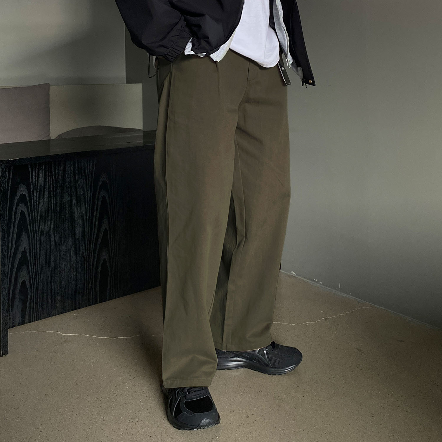 남자면바지 남자와이드팬츠 통넓은바지 - 상세 이미지 5