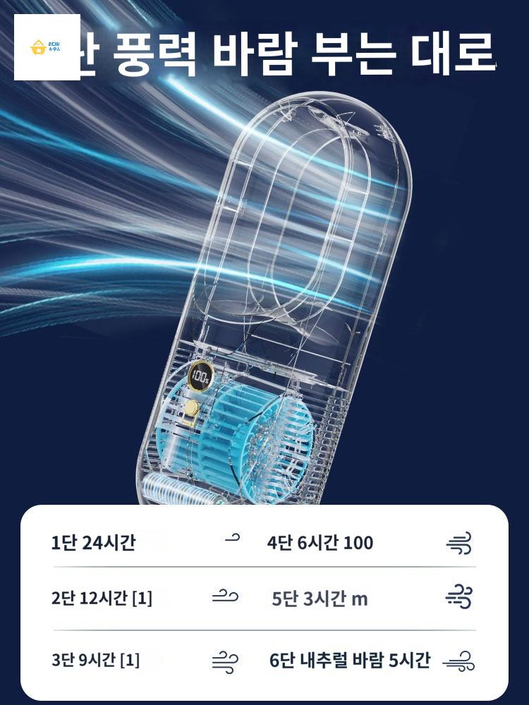 침실 저소음 가정용 소형 실외기없는에어컨 이미지 4