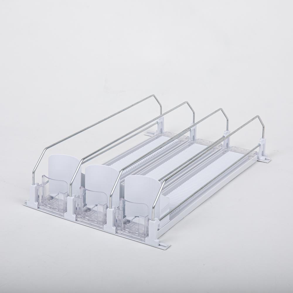 맨사템 냉장고 정리 맥주 캔음료 디스펜서 트레이 31cm 3칸 - 상세 이미지 2