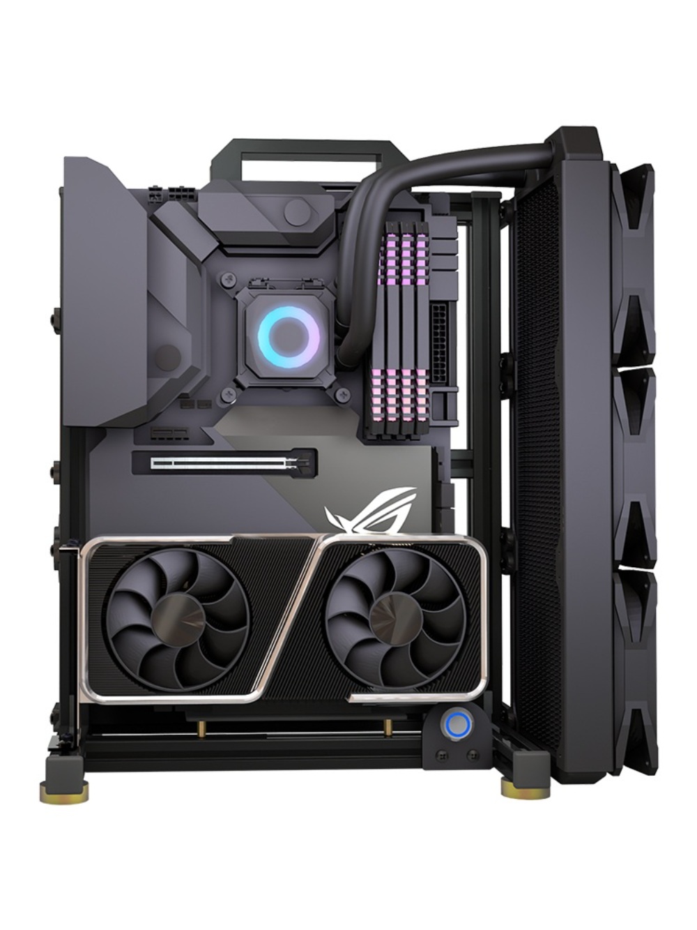 PC 오픈케이스 섀시 본체 알루미늄 데스크탑 - 상세 이미지 2