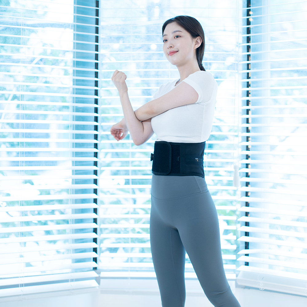슬래빗 다이얼 허리 보호대 지지대 얇은 디스크 허리복대 밴드 복압벨트 이미지 8