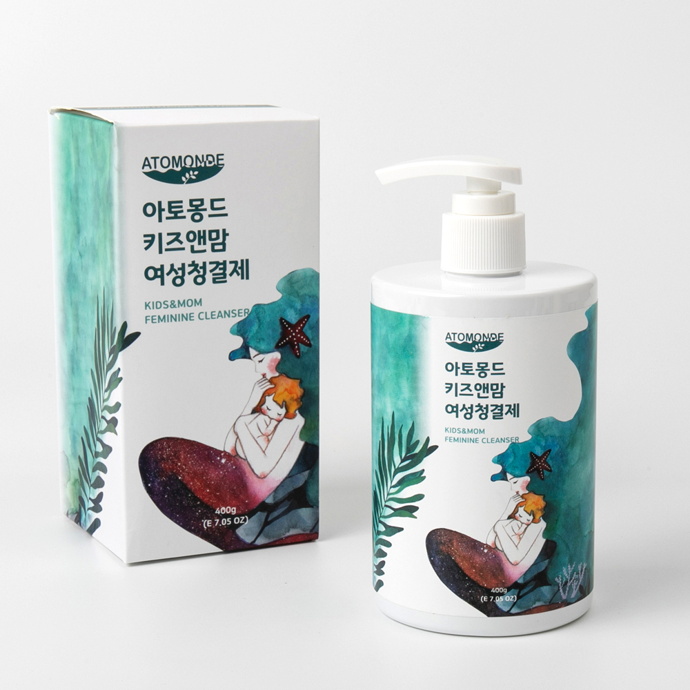 1+1 여아청결제 여자 아이 아기 엉덩이 클렌저 키즈 앤 맘 노버블 청결제 이미지 2
