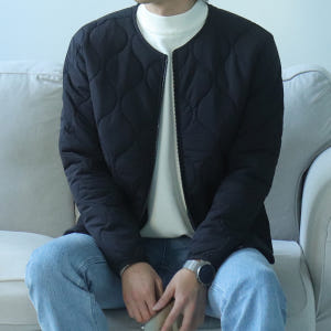 남자경량패딩 남자깔깔이 퀼팅 누빔 자켓 착용 후기 | 사이즈/핏 총정리 - 상품 이미지 1