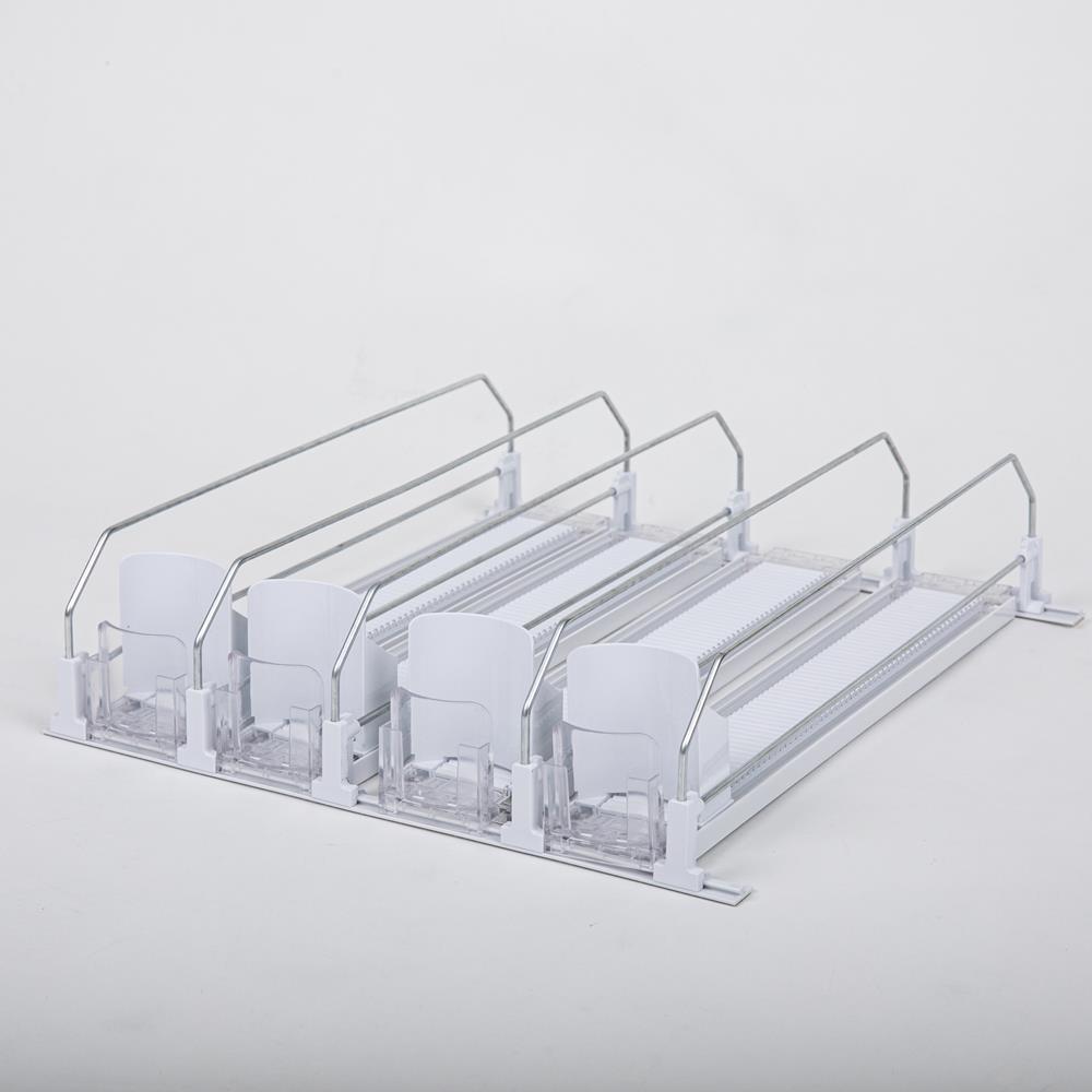 맨사템 냉장고 정리 맥주 캔음료 디스펜서 트레이 31cm 3칸 - 상세 이미지 3
