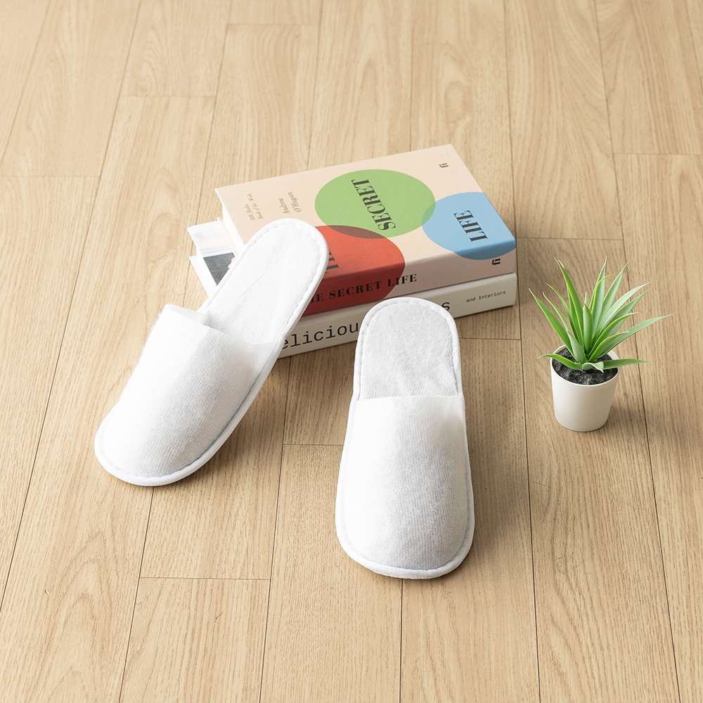 할메이드 호텔 모텔 기내 어린이집 손님용 천 실내화 일회용 슬리퍼 일반형